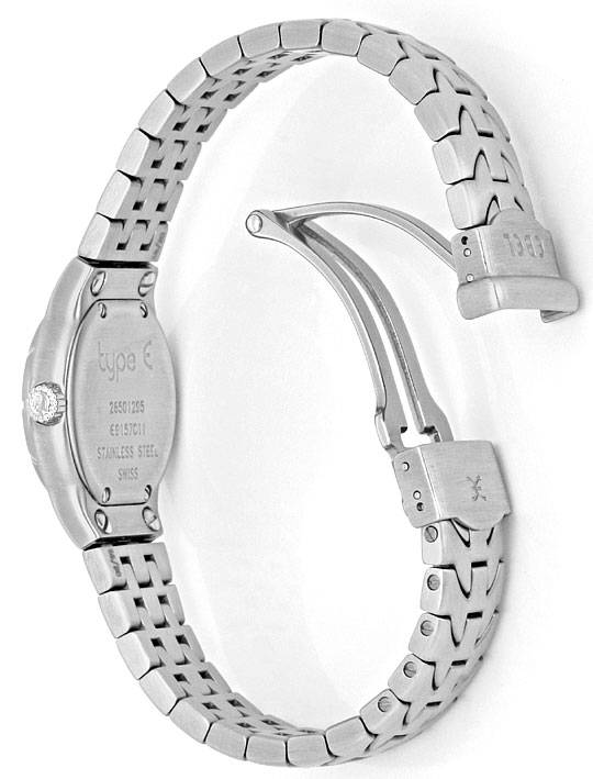 Foto 8 - Ebel Uhr Mini E Type Etype Edelstahl Armband Ungetragen, U2025